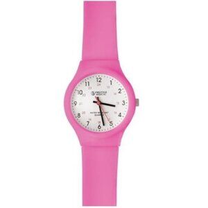 Prestige Medical student scrub watch water-resistant plastic strap -Pink